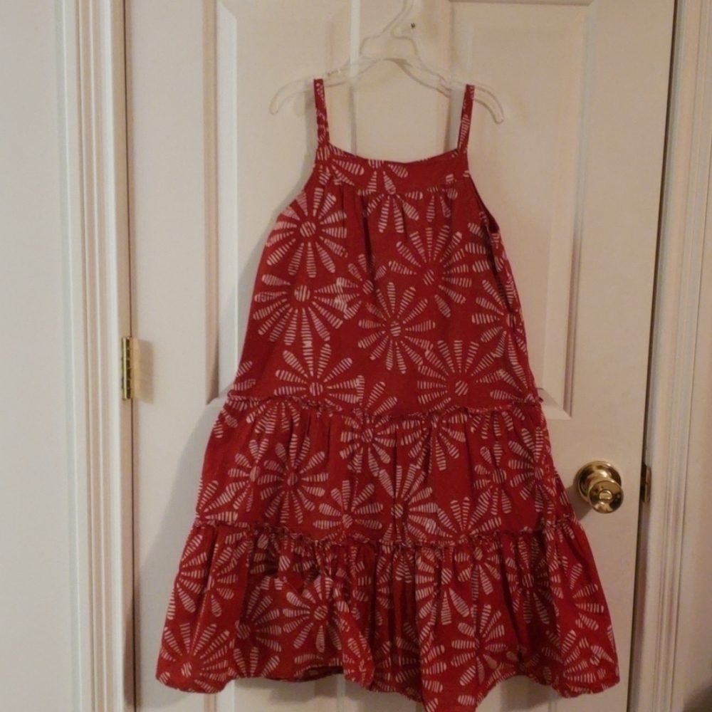 Gap Red and White Sundress